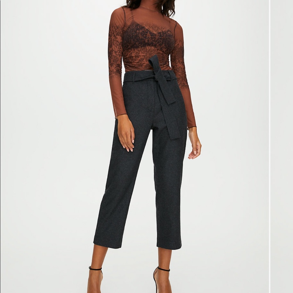 ARITZIA TIE FRONT PANT
